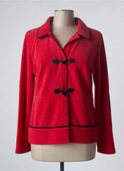 Veste casual rouge POUPEE CHIC pour femme seconde vue