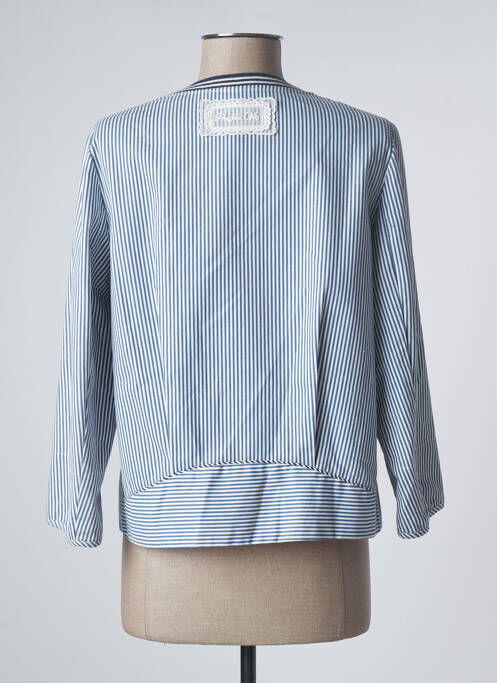 Veste chic bleu POUPEE CHIC pour femme