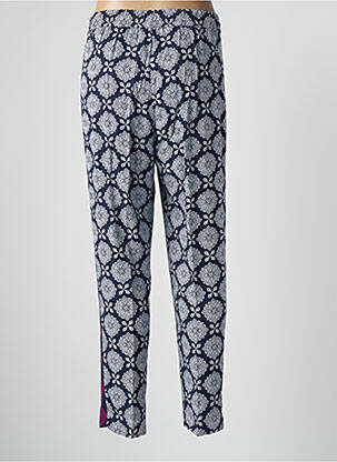 Pantalon droit tissage popeline taille normale bleu HATLEY femme