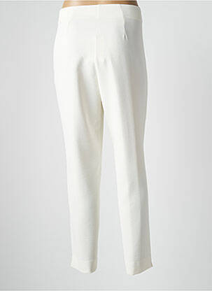 Pantalon 7/8 taille normale taille normale beige POUPEE CHIC femme