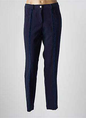 Pantalon slim stretch taille normale bleu FUEGO WOMAN femme