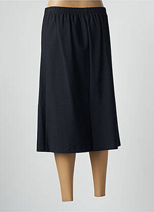 Jupe mi-longue stretch noir GEVANA femme