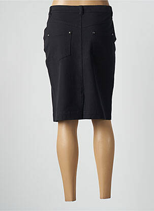 Jupe mi-longue stretch noir FABER femme
