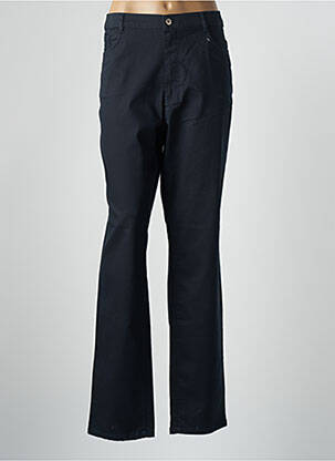 Pantalon slim bleu BRUNO SAINT HILAIRE pour femme