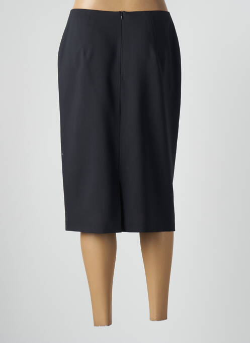 Jupe mi-longue bleu BASLER pour femme