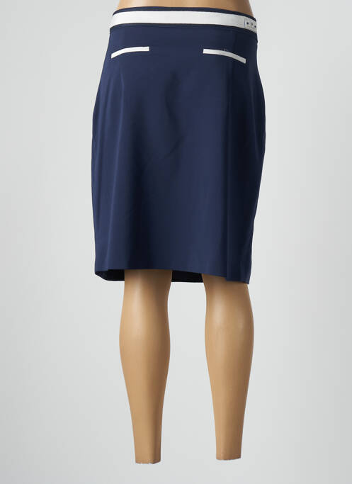 Jupe mi-longue bleu POUPEE CHIC pour femme