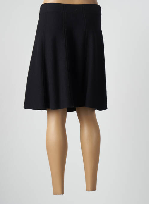 Jupe mi-longue noir COMMA, pour femme