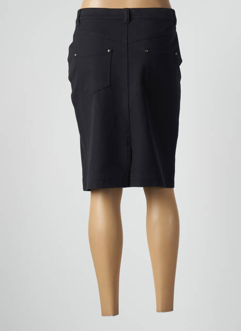 Jupe mi-longue noir FABER pour femme