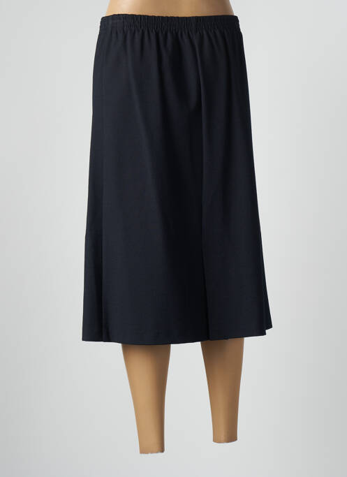 Jupe mi-longue noir GEVANA femme