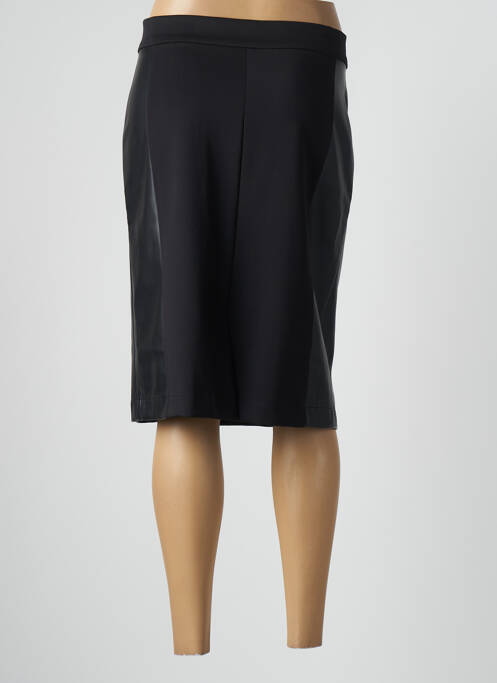 Jupe mi-longue noir LESLIE pour femme
