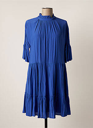Robe courte bleu SCOTCH & SODA pour femme