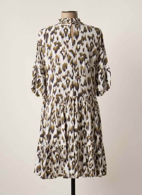 Robe mi-longue blanc SCOTCH & SODA pour femme