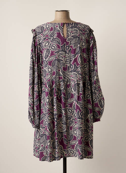 Robe mi-longue violet GRACE & MILA pour femme