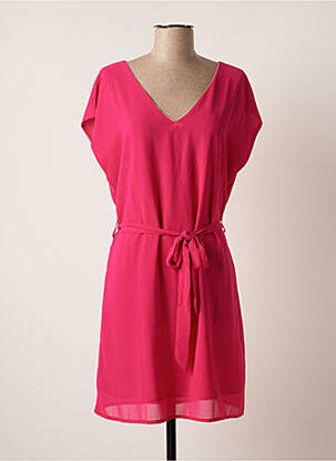 Robe courte manches courtes manches courtes rose IT HIPPIE femme