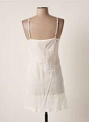 Robe courte blanc CHICOSOLEIL pour femme seconde vue