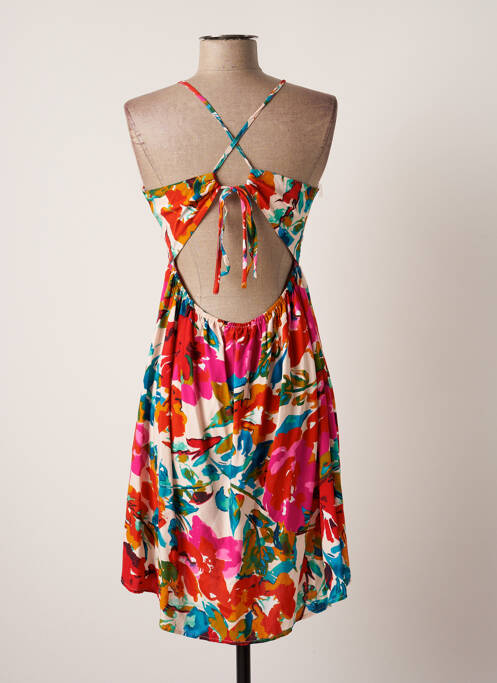 Robe mi-longue rose LILI & LALA pour femme