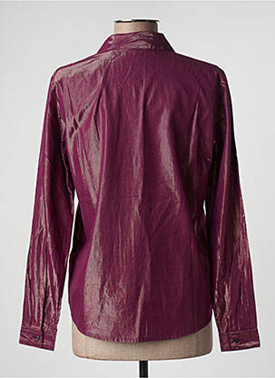 Chemisier coupe cintrée manches longues violet SCOTCH & SODA femme