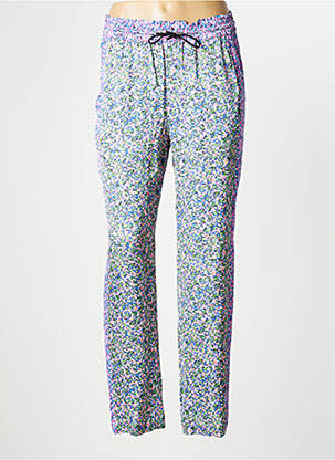 Pantalon droit taille haute taille haute bleu MAISON SCOTCH femme