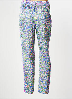 Pantalon droit taille haute taille haute bleu MAISON SCOTCH femme