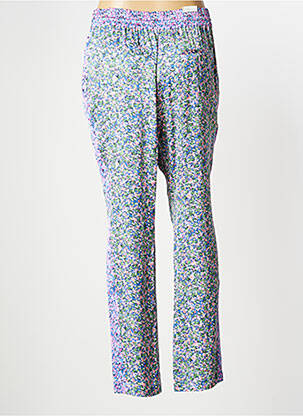 Pantalon droit taille haute taille haute bleu MAISON SCOTCH femme