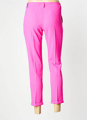 Pantalon 7/8 stretch taille normale rose PAKO LITTO femme