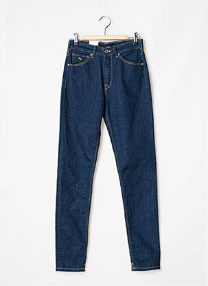 Jeans skinny tissage brut taille haute bleu MAISON SCOTCH femme