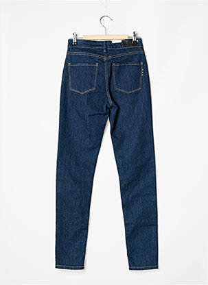 Jeans skinny tissage brut taille haute bleu MAISON SCOTCH femme