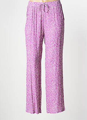 Pantalon large violet ESCANDELLE pour femme