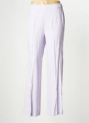 Pantalon large violet GRACE & MILA pour femme