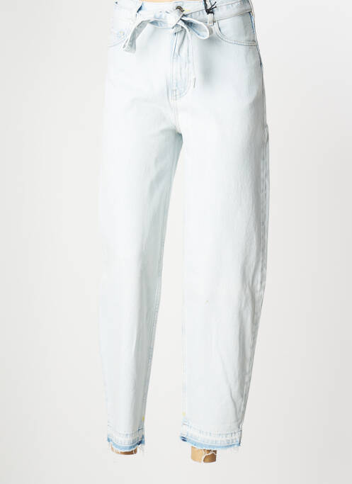 Jeans coupe droite taille haute taille haute bleu MAISON SCOTCH femme