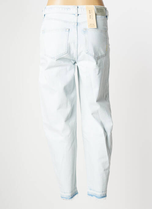 Jeans coupe droite taille haute taille haute bleu MAISON SCOTCH femme