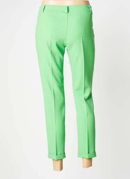 Pantalon 7/8 stretch taille normale vert PAKO LITTO femme