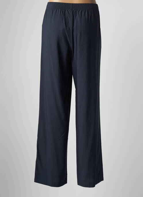 Pantalon large tissage popeline taille normale bleu GRACE & MILA femme