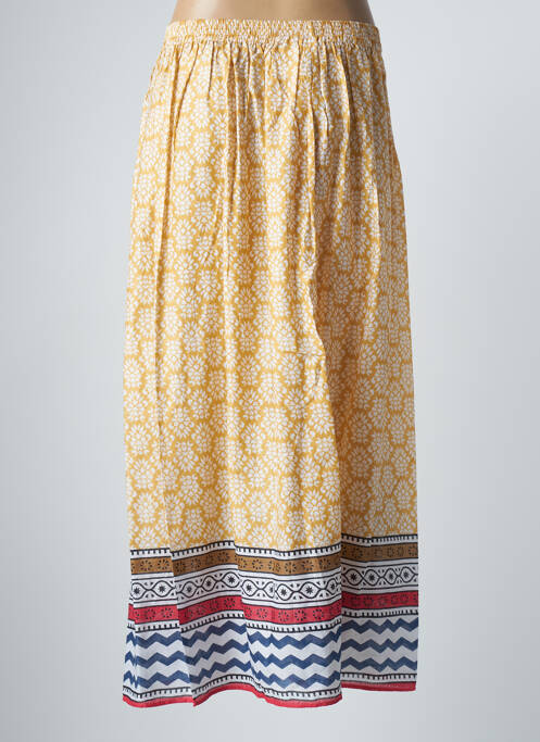 Jupe longue beige CHICOSOLEIL pour femme