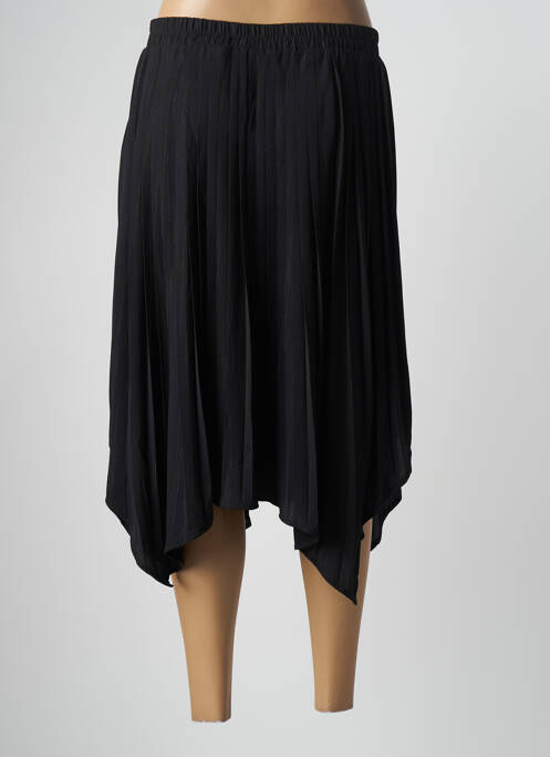 Jupe mi-longue noir CALIE pour femme