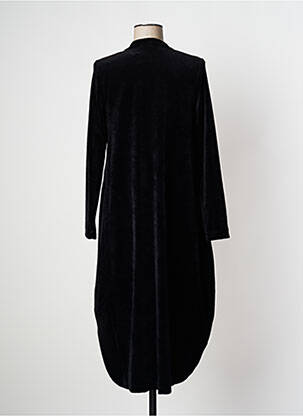 Robe mi-longue manches longues manches longues noir URBAN BY ALEMBIKA femme