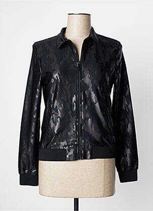 Blouson poches noir HBT femme