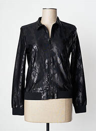 Blouson poches noir HBT femme