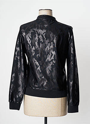 Blouson poches noir HBT femme