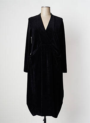 Robe mi-longue noir URBAN BY ALEMBIKA pour femme