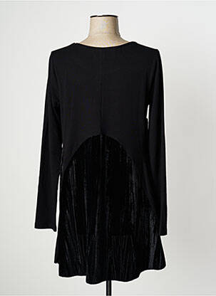 Tunique manches longues col rond noir OZAI N KU femme