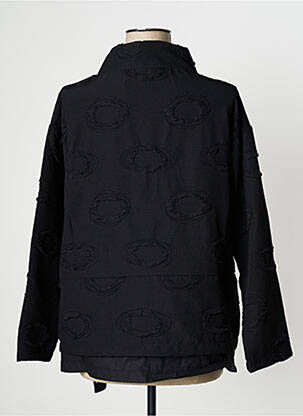 Tunique manches longues manches longues noir KOKOMARINA femme