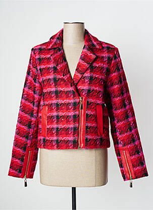 Veste casual col tailleur rose LOLA CASADEMUNT femme