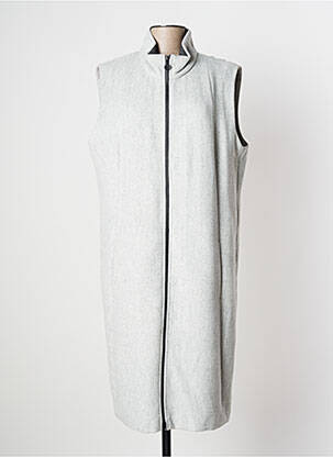 Manteau long coupe cintrée sans capuche gris SPORTALM femme