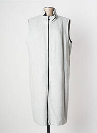 Manteau long coupe cintrée sans capuche gris SPORTALM femme