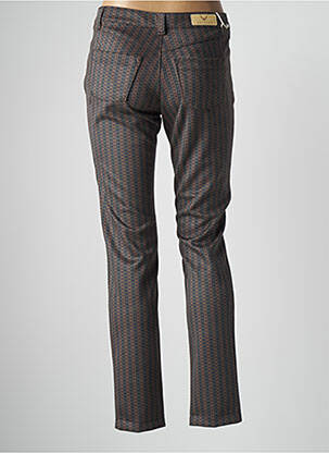 Pantalon slim stretch taille normale marron WALTRON femme