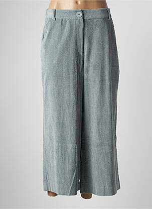 Pantalon large fermeture zippée sous rabat boutonné taille normale vert OZAI N KU femme