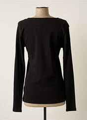 T-shirt noir ICHI pour femme seconde vue