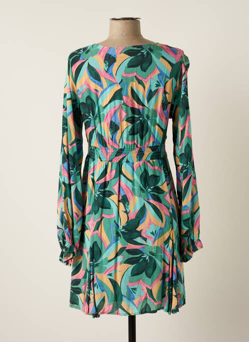 Robe courte vert CHERRY PARIS femme