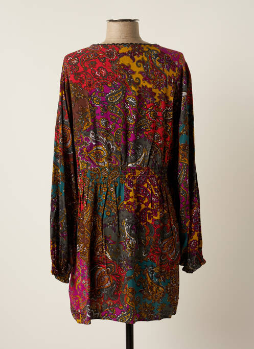 Robe courte violet CISO pour femme